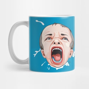 Can't you see the baby is crying? Mug